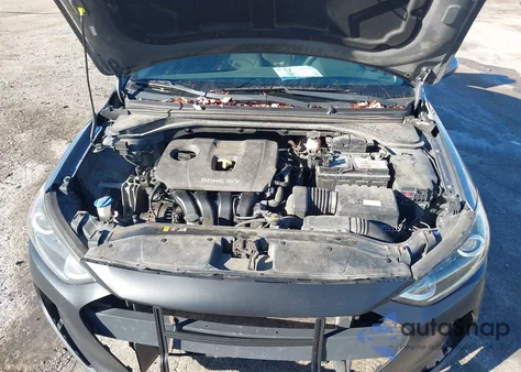 2018 Hyundai Elantra Sel z USA, uszkodzony, nr VIN KMHD84LF0JU631323